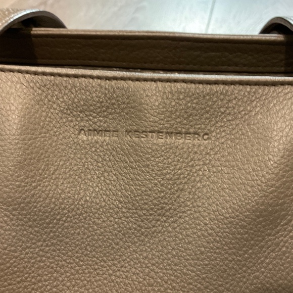 Aimee Kestenberg Tote BagCity Slicker   Charcoal/Taupe  Leather - Picture 10 of 16